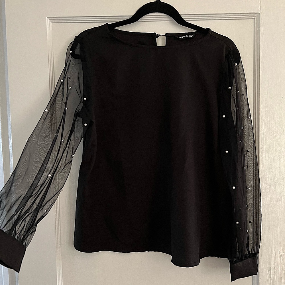 Pearl Beaded Top
